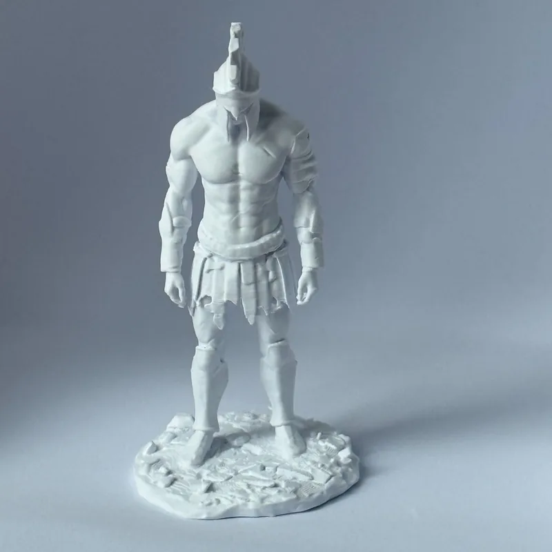 3D друк статуетка воїна спартанця